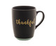 Caneca Thankful Preto Matt e Azul, Azul | WestwingNow