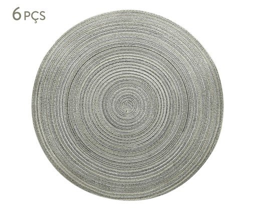 Jogo Americano Cinza e Azul, Azul | WestwingNow