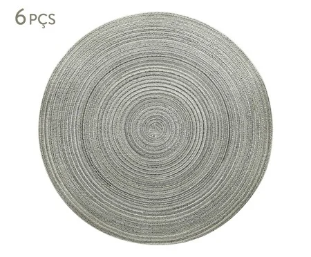 Jogo Americano Cinza e Azul | Westwing