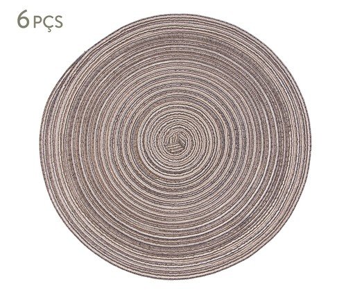 Jogo Americano Cinza e Azul, Azul | WestwingNow