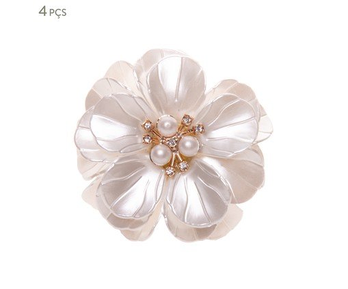 Jogo de Anéis para Guardanapos Flor, Colorido | WestwingNow