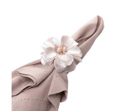 Jogo de Anéis para Guardanapos Flor | Westwing