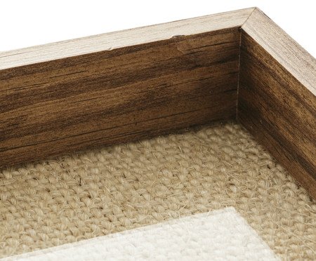 Bandeja Decorativa Coquinho com Sisal Natural | Westwing