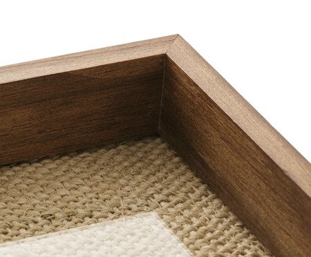 Bandeja Decorativa Coquinho com Sisal Natural | Westwing