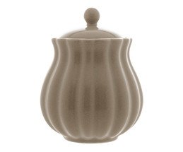Açucareiro em Porcelana Pétala Areia