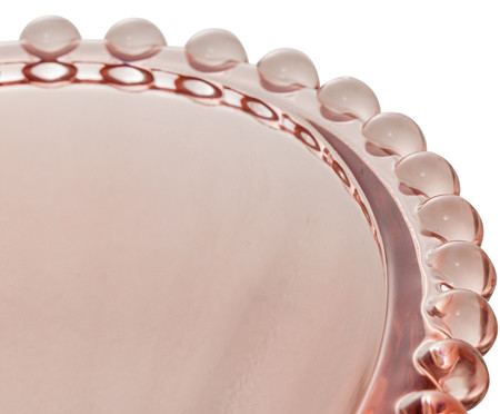 Bowl Coração em Cristal Pearl Rosa | WestwingNow