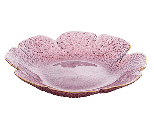 Bowl em Cristal Taj Flor, rosa | WestwingNow