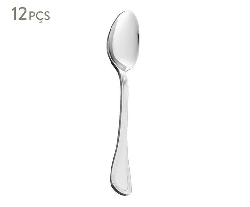 Jogo de Colheres para Chá em Inox Avalon, Cinza | WestwingNow