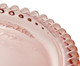 Prato em Cristal Pearl Rosa, Transparente | WestwingNow