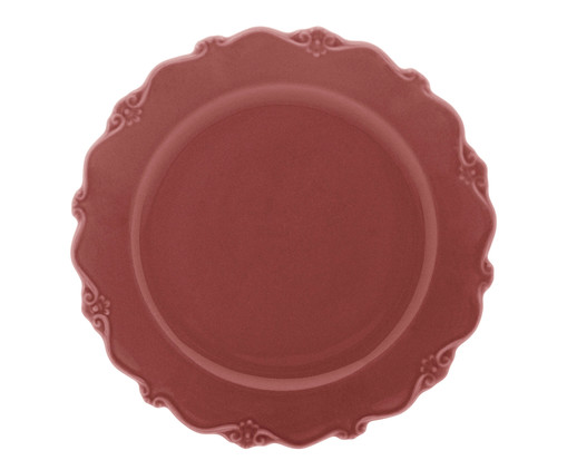 Prato de Sobremesa em Porcelana Fancy Rosê, Colorido | WestwingNow