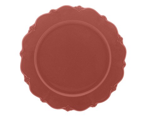 Prato Raso em Porcelana Fancy Rosê | WestwingNow