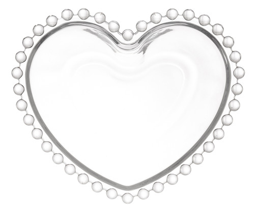 Bowl Coração em Cristal Pearl, Transparente | WestwingNow