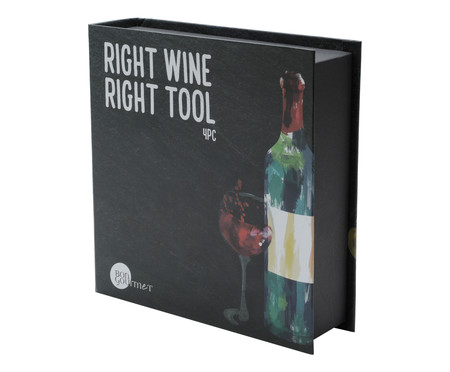 Jogo para Vinho em Inox Right Tool II | WestwingNow