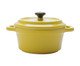 Caçarola em Porcelana Black Lid Amarela, Preto | WestwingNow