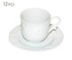 Jogo de Xícaras para Chá com Pires em Porcelana Limoges Vendange, Colorido | WestwingNow