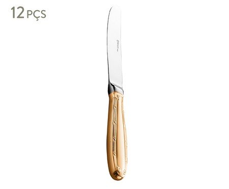 Jogo de Facas de Mesa em Inox Croisé | Westwing