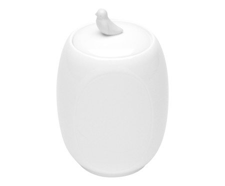 Pote em Porcelana Bird Branco | WestwingNow