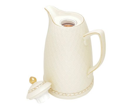 Garrafa Térmica em Porcelana Lina Creme | Westwing