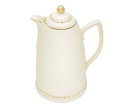 Garrafa Térmica em Porcelana Lina Creme | Westwing