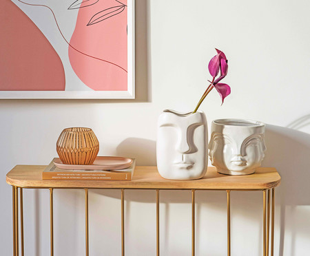 Vaso em Cerâmica Moara - Branco | WestwingNow