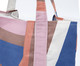 Bolsa Tote com Recortes Linhas Arquitetônicas - Colorida, Estampado | WestwingNow