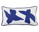 Capa de Almofada Pássaros - Off White e Marinho, Estampado | WestwingNow