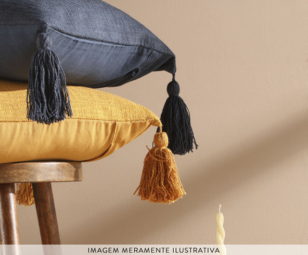 Capa de Almofada em Algodão Meo - Amarelo | WestwingNow