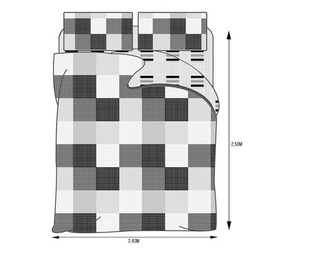 Jogo de Lençol Linnar Realce Premium - Queen Size | Westwing