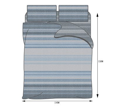 Jogo de Lençol Breno Realce Premium - Queen Size | Westwing