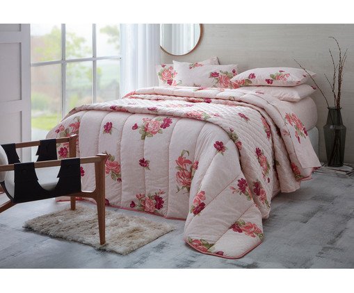 Jogo de Lençol Perla Realce Premium - Queen Size, pink | WestwingNow