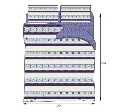 Jogo de Lençol Caleb Realce Premium - Queen Size | Westwing