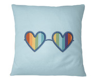 Almofada Bordada Design Pop Hearts Colorido | WestwingNow