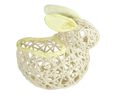 Cesta Coelho Hester - Amarelo