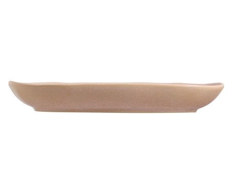 Jogo de Travessas Oval Funda Orgânico Litchi Rosa | Westwing