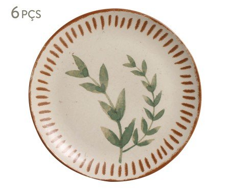 Jogo de Pratos para Sobremesa Magari Floral | Westwing