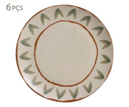 Jogo de Pratos Raso Coup Stoneware Magari Floral | Westwing