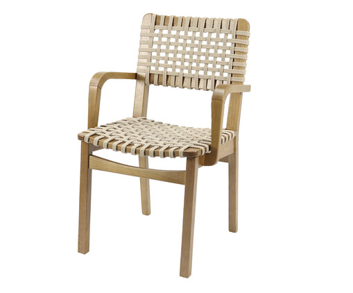 Cadeira Com Braço Paixões - Amêndoa, Amêndoa | WestwingNow
