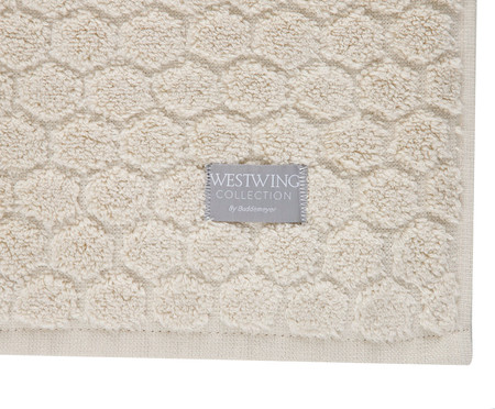 Jogo de Toalhas Jacquard Air Cotton Honeycomb Off White | WestwingNow