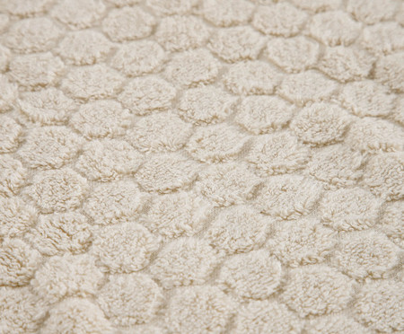 Jogo de Toalhas Jacquard Air Cotton Honeycomb Off White | WestwingNow