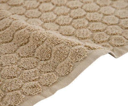 Jogo de Toalhas Jacquard Air Cotton Honeycomb Bege | WestwingNow