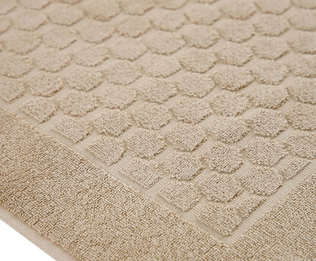 Toalha para Piso Jacquard Honeycomb  Bege | WestwingNow