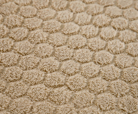 Toalha para Banho Jacquard Honeycomb Air Cotton Bege | WestwingNow