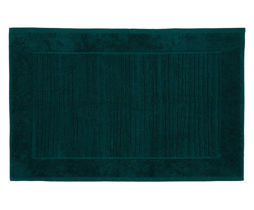 Toalha para Piso Jacquard Lines  Verde Escuro, Verde Escuro | WestwingNow