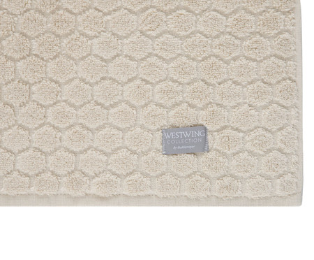 Toalha para Banho Jacquard Honeycomb Air Cotton Off-White | WestwingNow