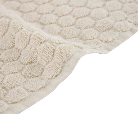 Toalha para Banho Jacquard Honeycomb Air Cotton Off-White | WestwingNow