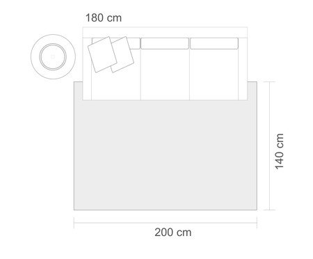 Tapete Turco Dixon Authentic - Preto e Cinza | Westwing