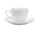 Xícara de Café com Pires em Porcelana Clean, Colorido | WestwingNow