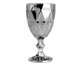 Jogo de Taças para Água Diamond Cinza Metalizado, Cinza | WestwingNow