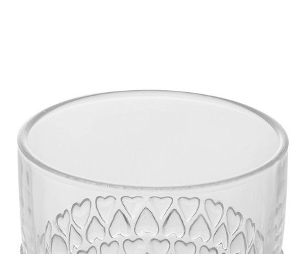 Taça para Água em Cristal Coração | Westwing