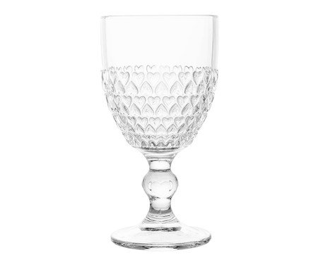 Taça para Água em Cristal Coração | Westwing